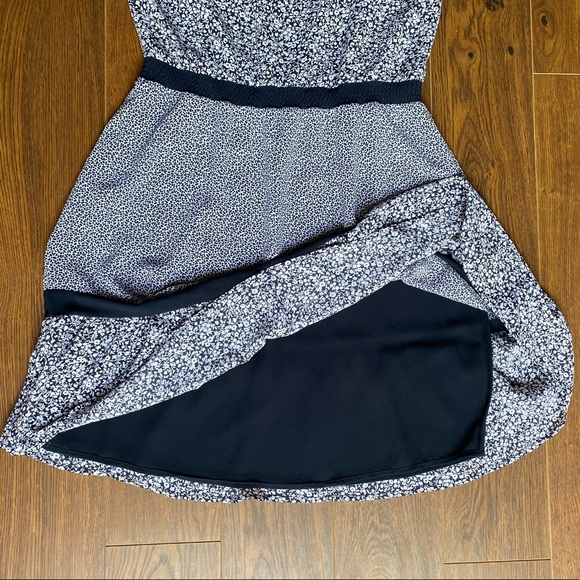 MICHAEL KORS navy & white floral-print dress - Picture 5 of 11